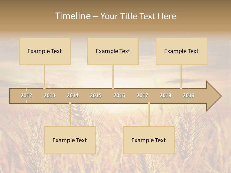 Agriculture Clear Clouds PowerPoint Template