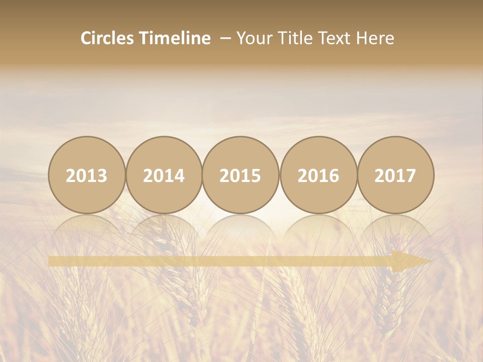 Agriculture Clear Clouds PowerPoint Template