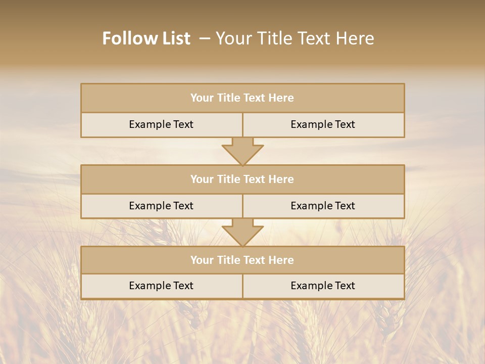 Agriculture Clear Clouds PowerPoint Template