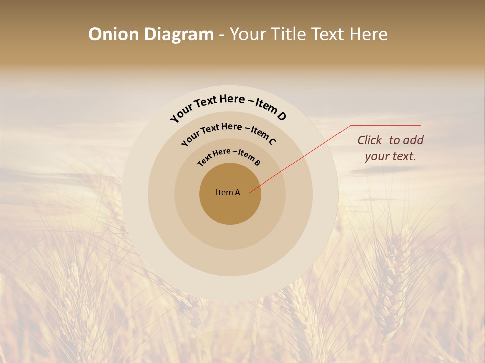 Agriculture Clear Clouds PowerPoint Template