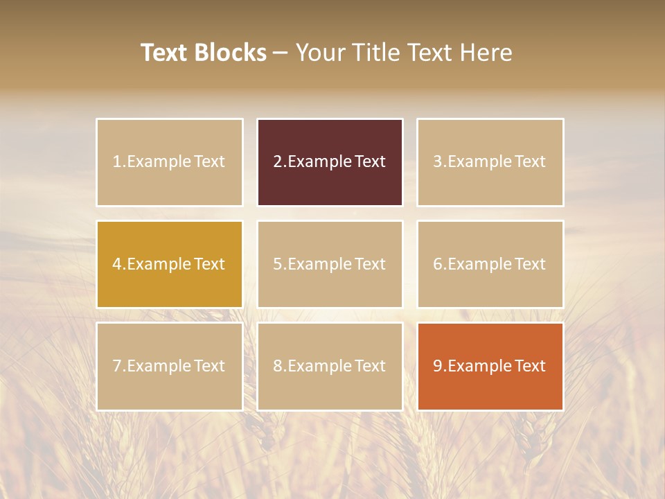 Agriculture Clear Clouds PowerPoint Template