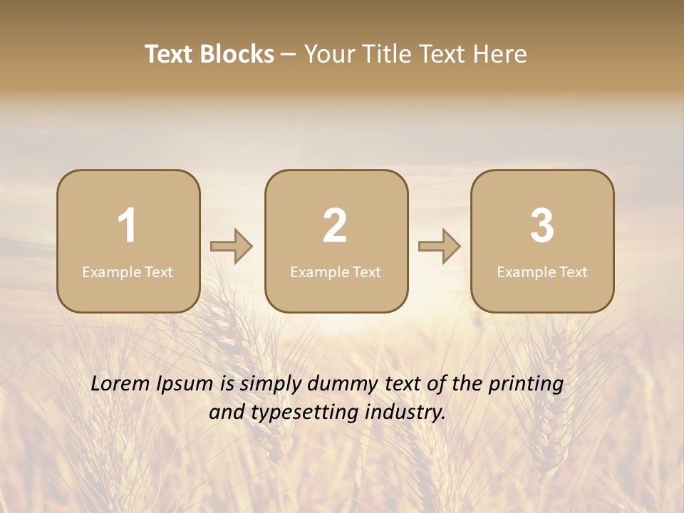 Agriculture Clear Clouds PowerPoint Template