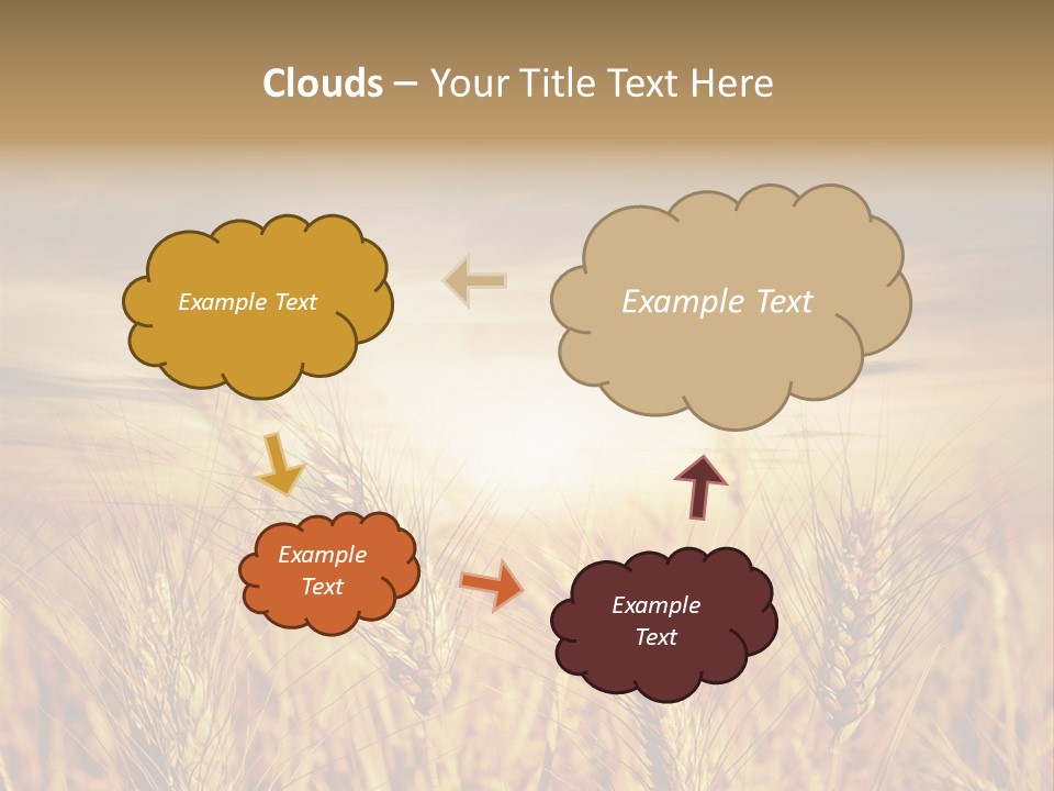 Agriculture Clear Clouds PowerPoint Template