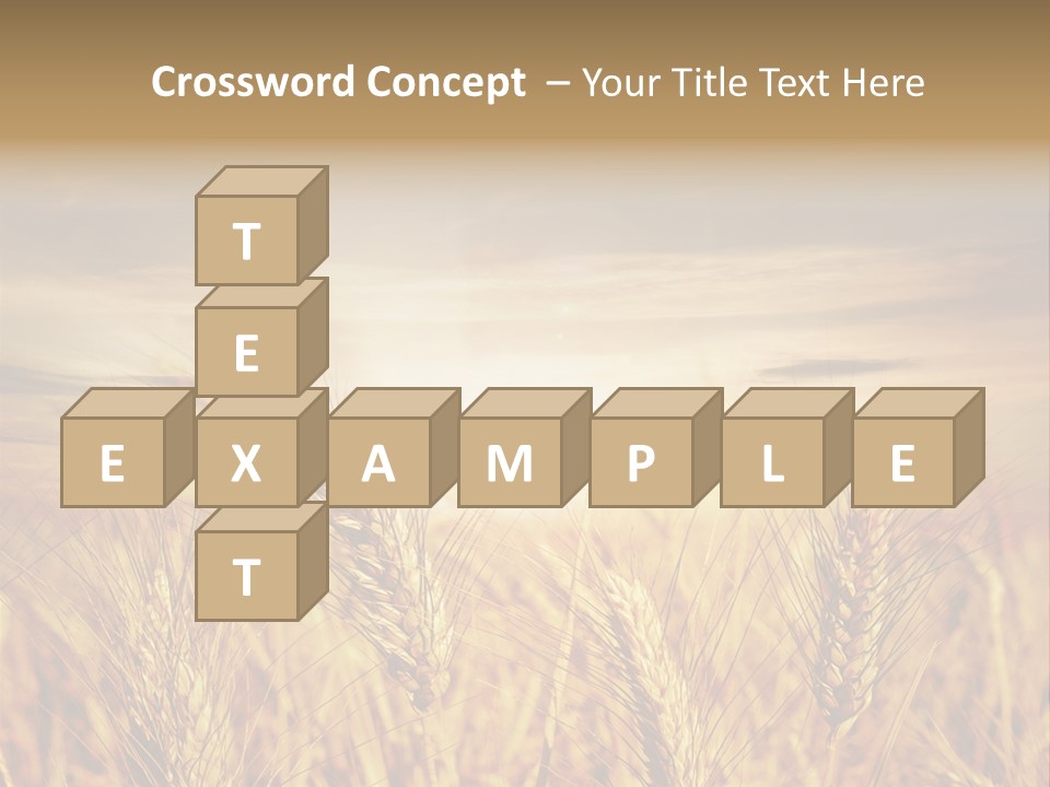 Agriculture Clear Clouds PowerPoint Template