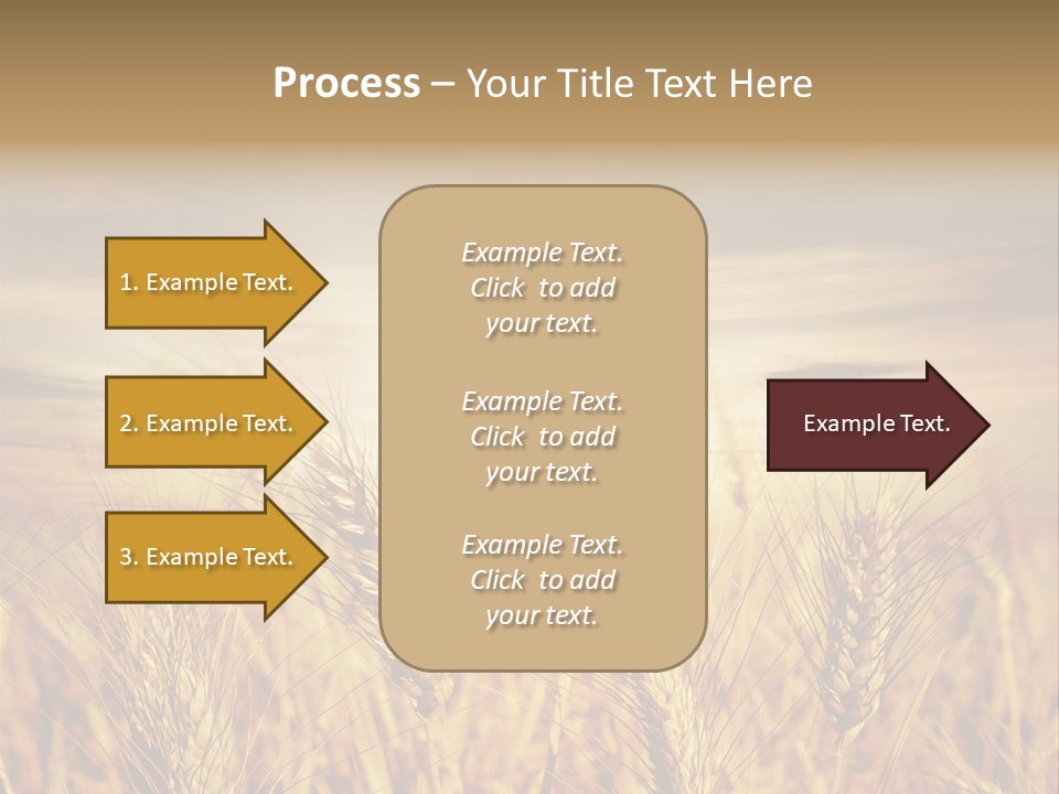 Agriculture Clear Clouds PowerPoint Template