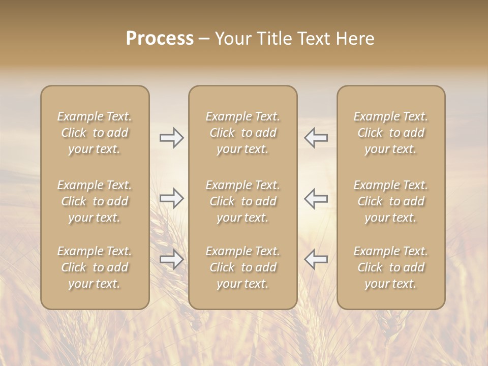 Agriculture Clear Clouds PowerPoint Template