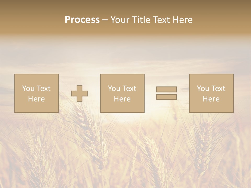 Agriculture Clear Clouds PowerPoint Template