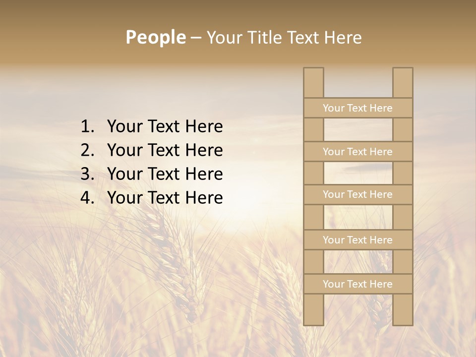 Agriculture Clear Clouds PowerPoint Template