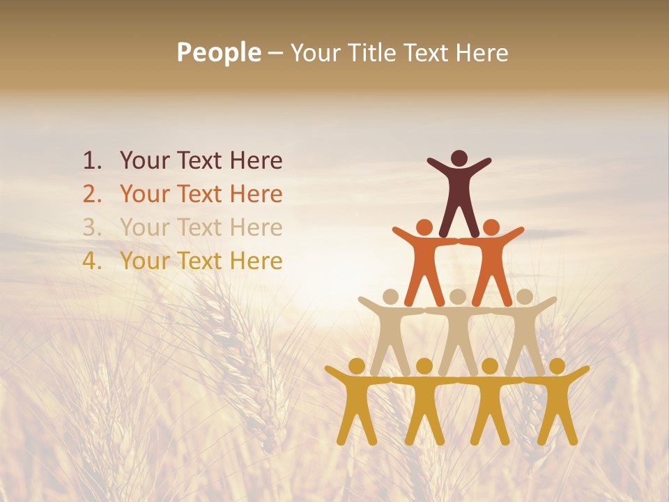 Agriculture Clear Clouds PowerPoint Template