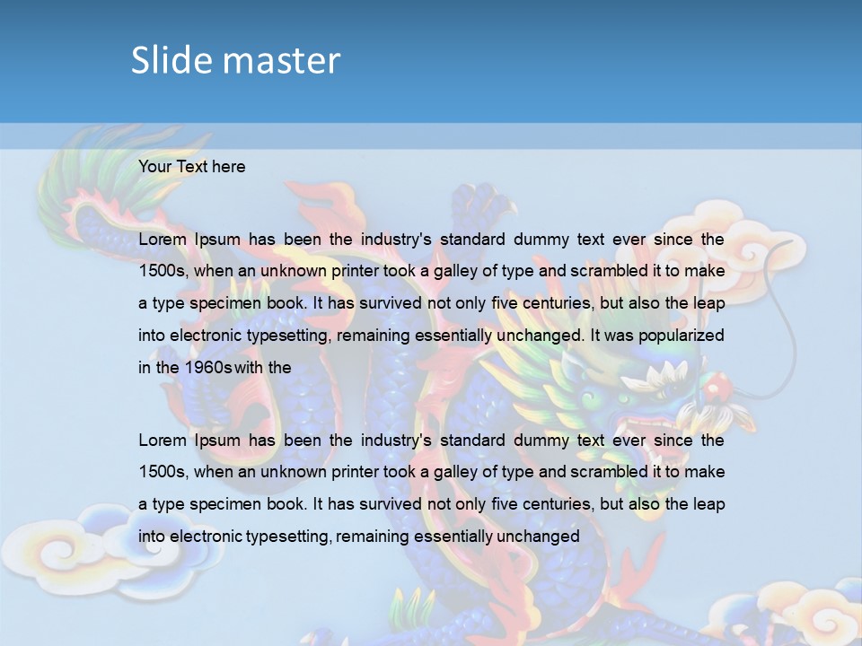Chinese Dragon PowerPoint Template