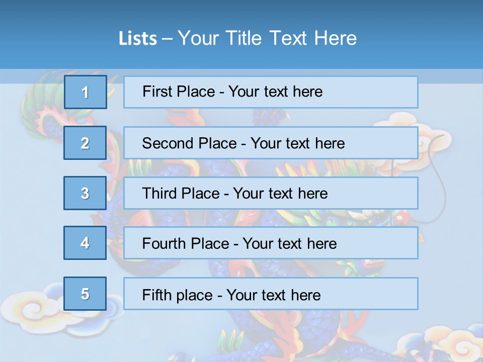 Chinese Dragon PowerPoint Template