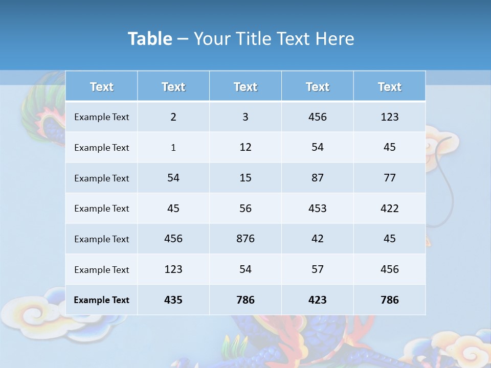 Chinese Dragon PowerPoint Template