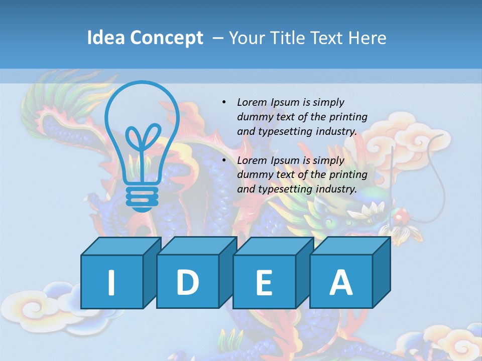 Chinese Dragon PowerPoint Template