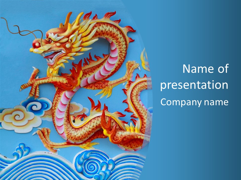 Chinese Dragon PowerPoint Template