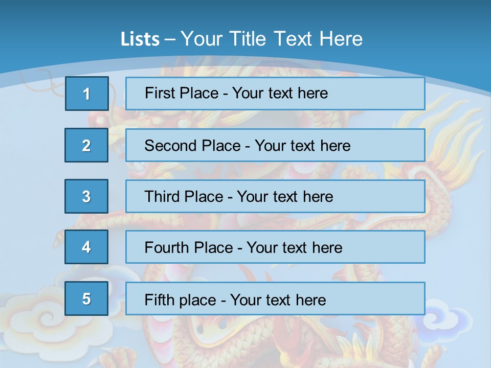 Chinese Dragon PowerPoint Template