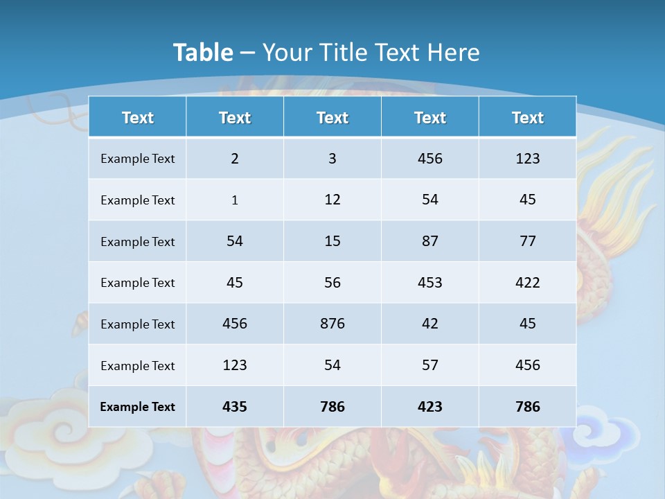 Chinese Dragon PowerPoint Template