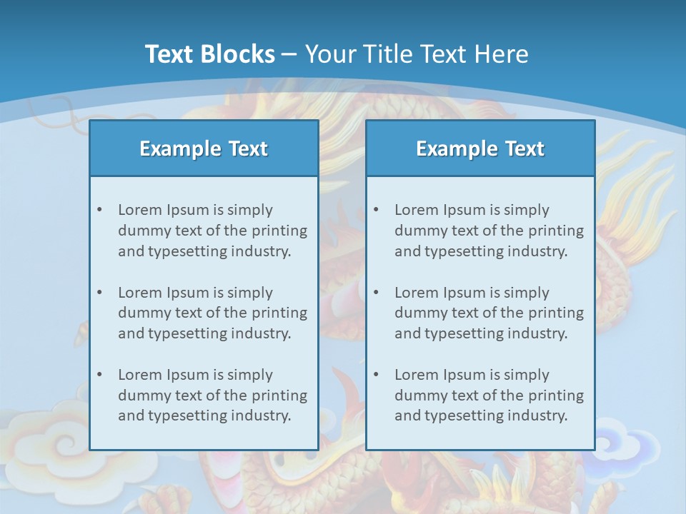 Chinese Dragon PowerPoint Template