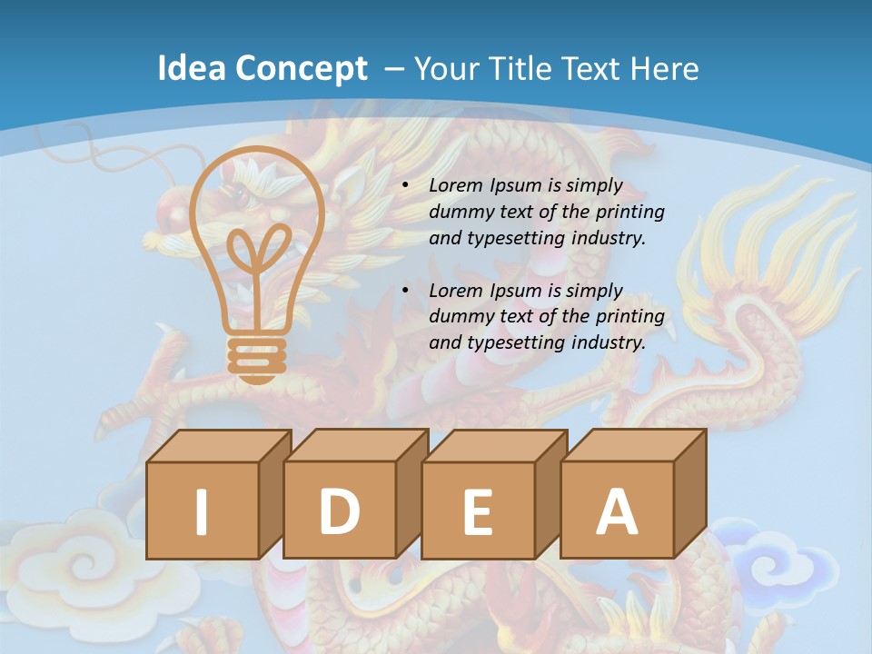 Chinese Dragon PowerPoint Template