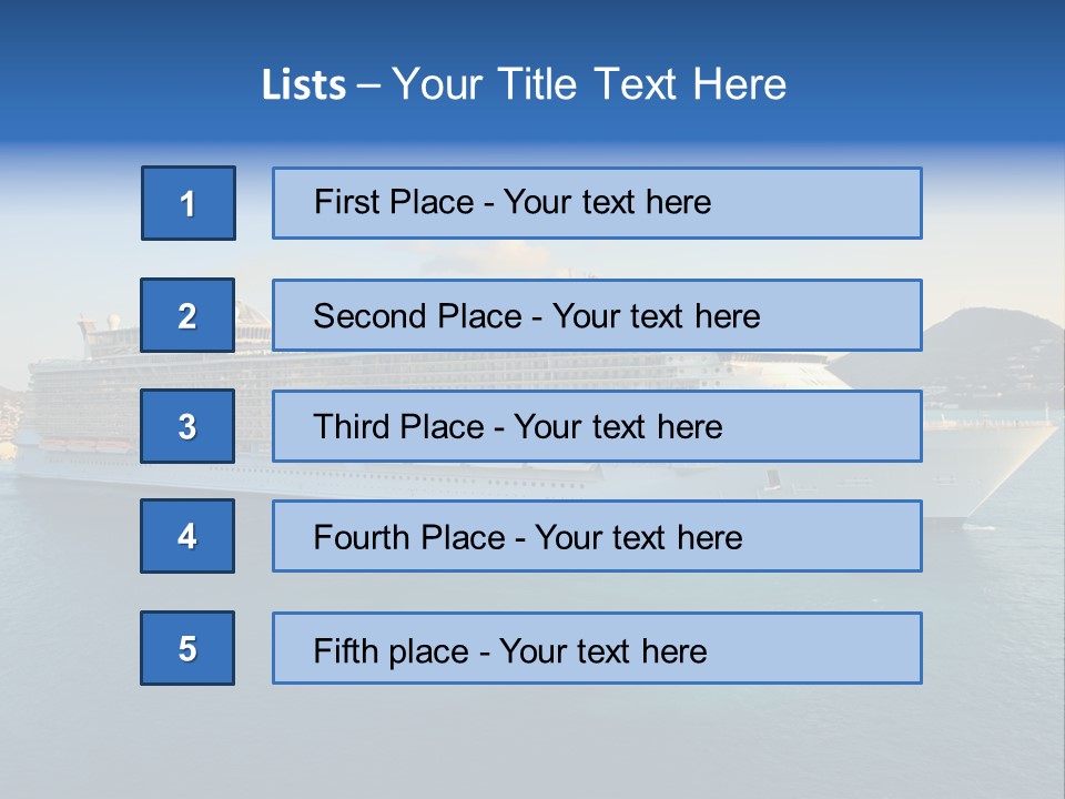 Honeymoon Cruises PowerPoint Template