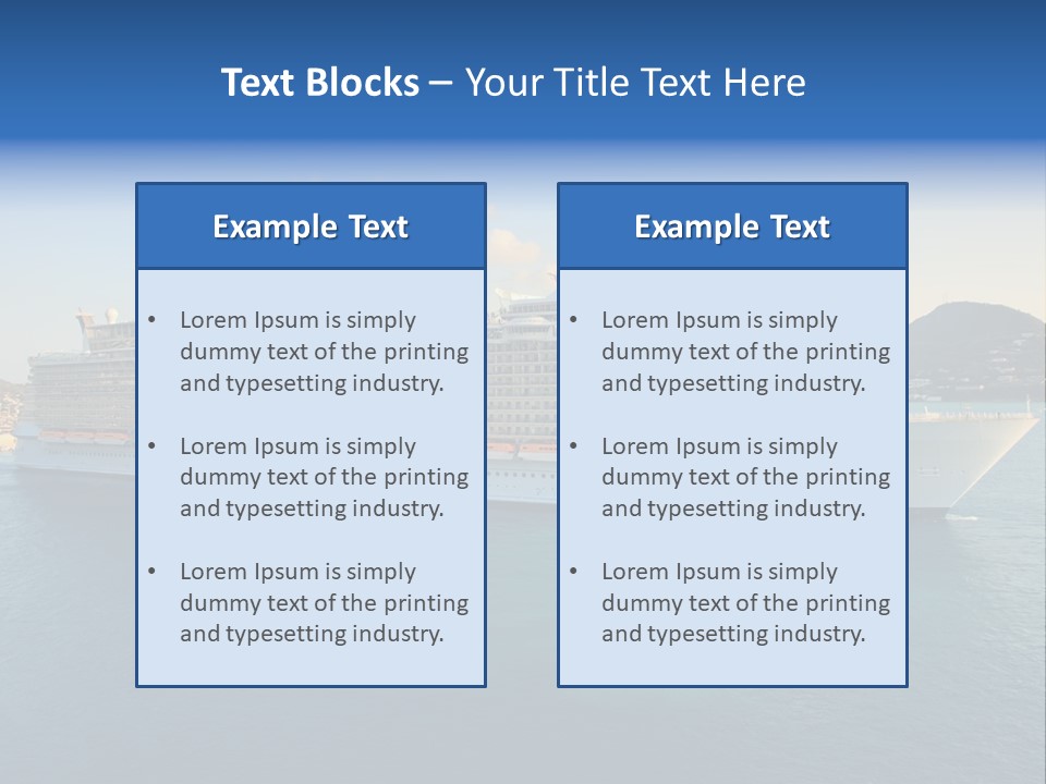 Honeymoon Cruises PowerPoint Template