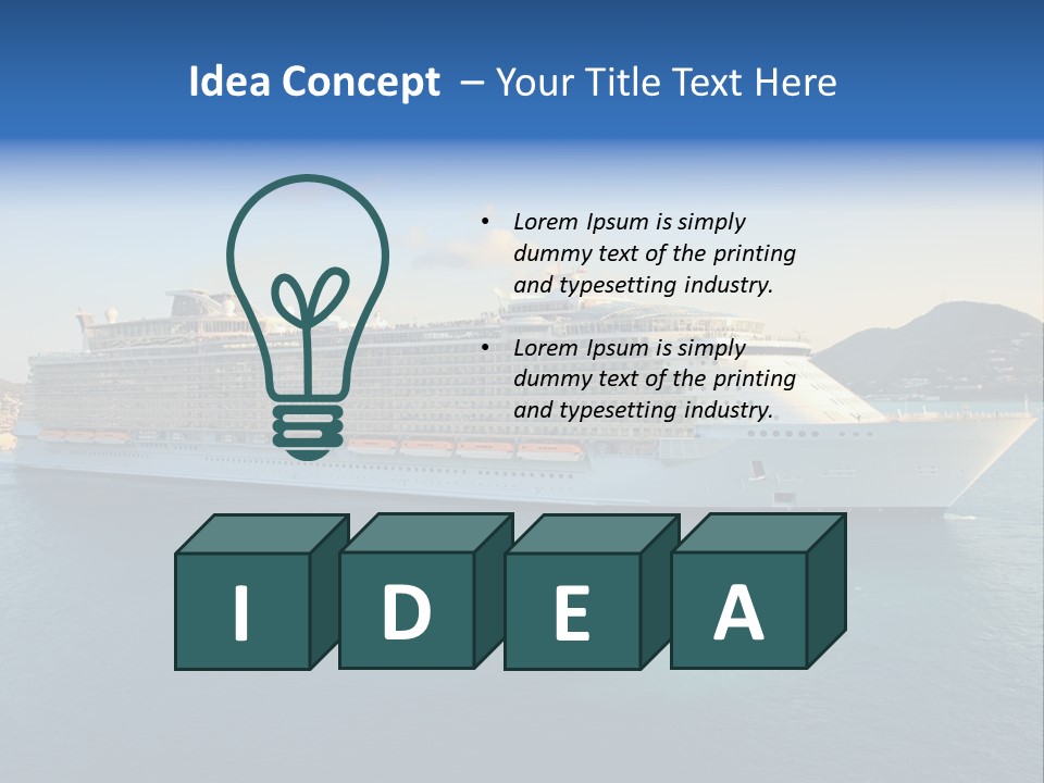 Honeymoon Cruises PowerPoint Template