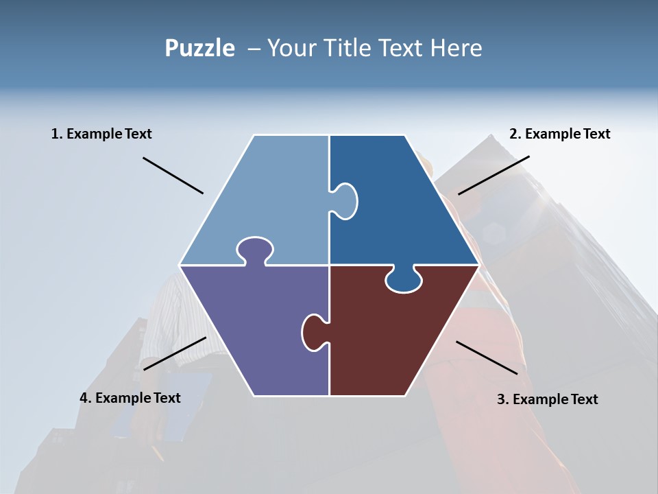 Worker Shaking Hands PowerPoint Template