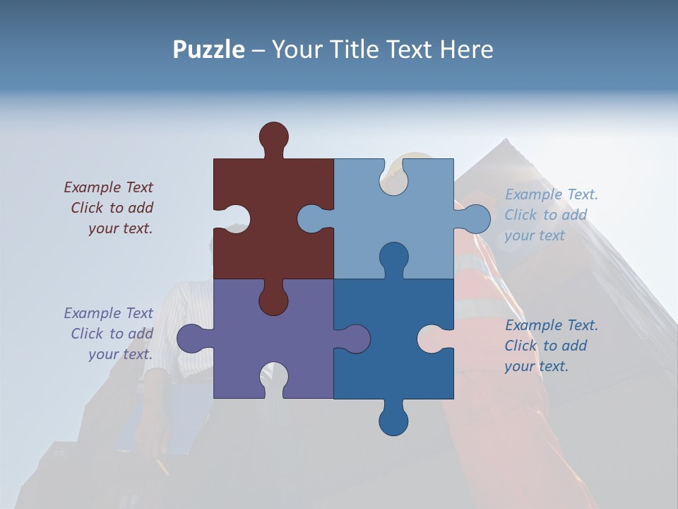 Worker Shaking Hands PowerPoint Template