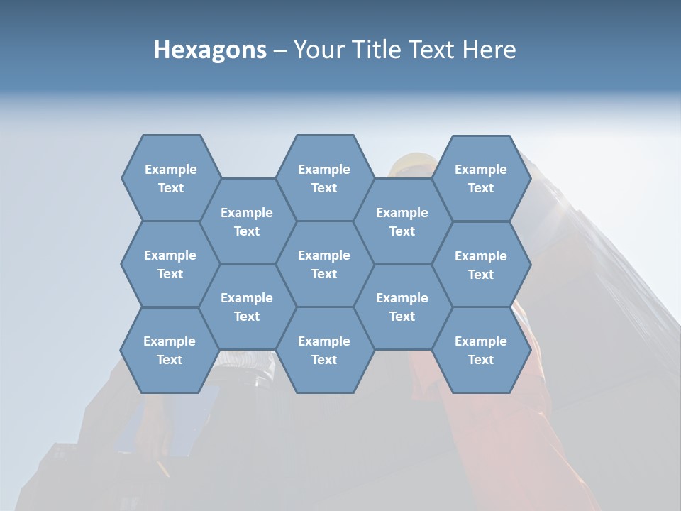 Worker Shaking Hands PowerPoint Template
