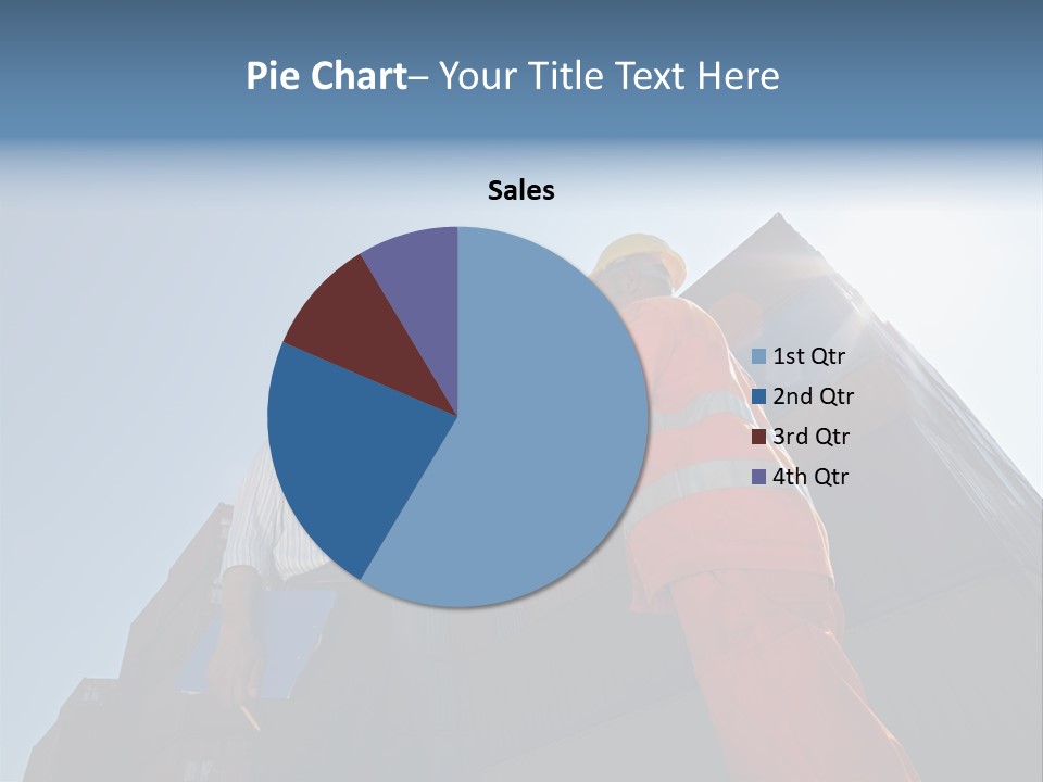Worker Shaking Hands PowerPoint Template