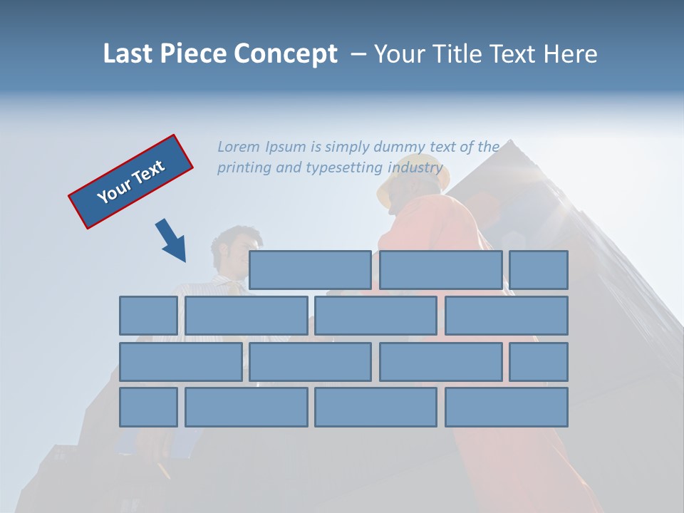 Worker Shaking Hands PowerPoint Template