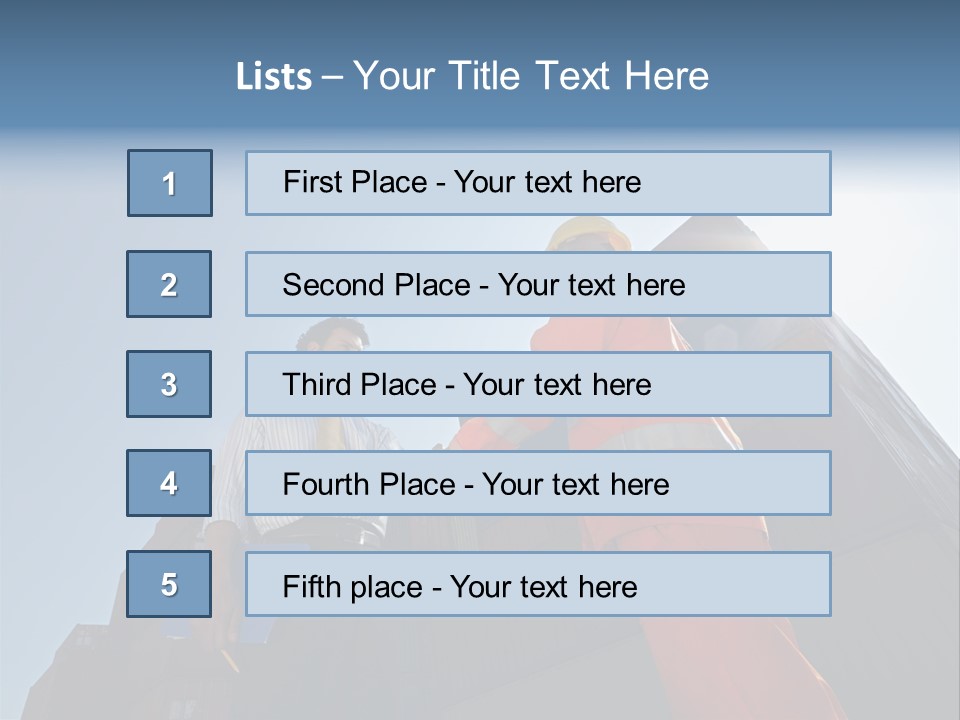 Worker Shaking Hands PowerPoint Template