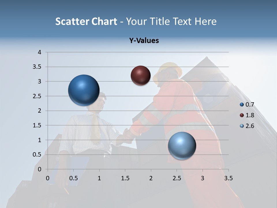 Worker Shaking Hands PowerPoint Template