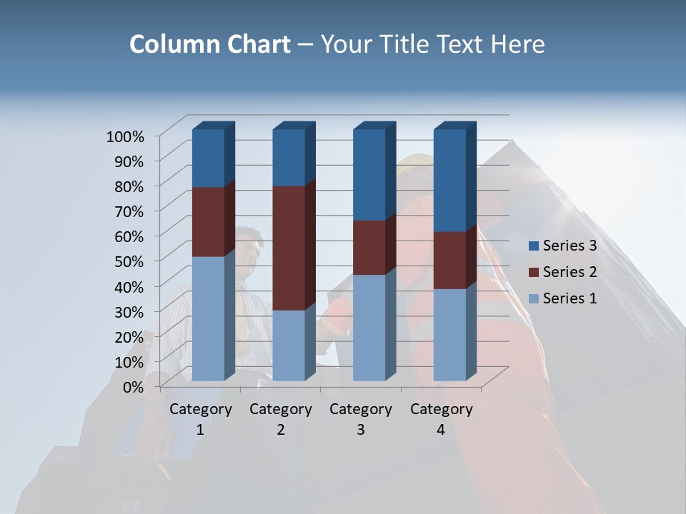Worker Shaking Hands PowerPoint Template