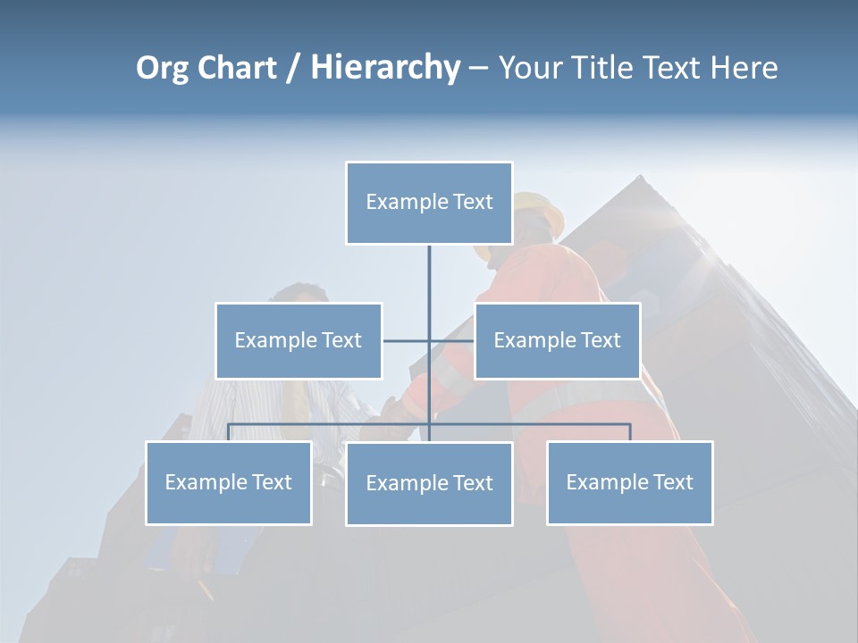 Worker Shaking Hands PowerPoint Template