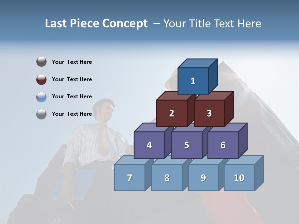 Worker Shaking Hands PowerPoint Template