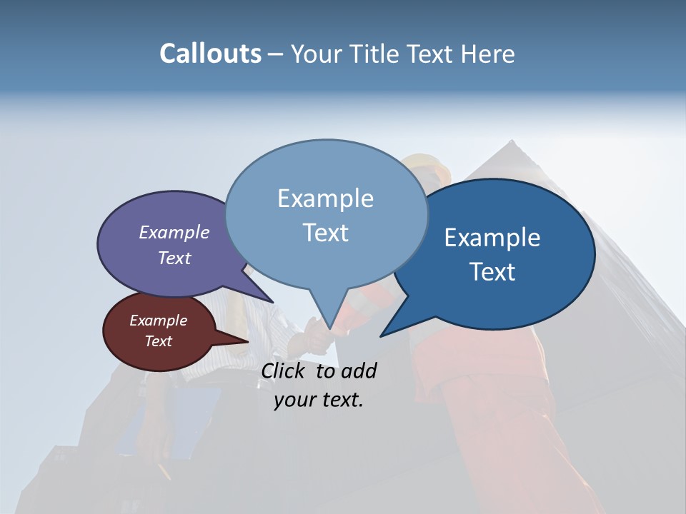 Worker Shaking Hands PowerPoint Template