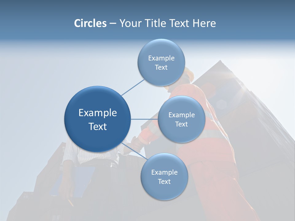 Worker Shaking Hands PowerPoint Template