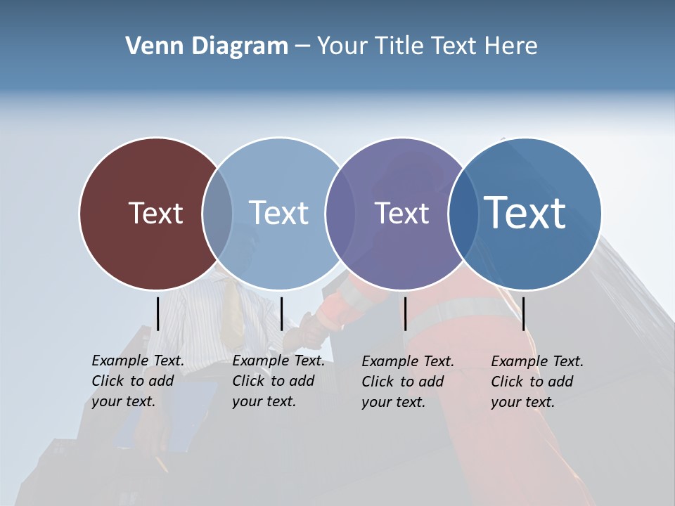 Worker Shaking Hands PowerPoint Template
