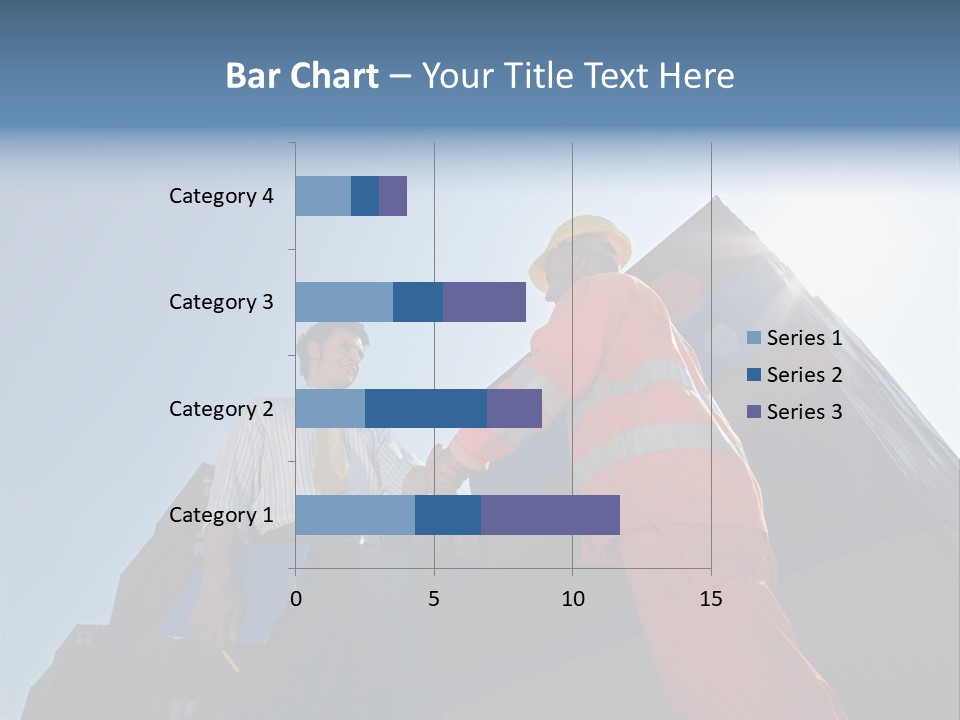 Worker Shaking Hands PowerPoint Template