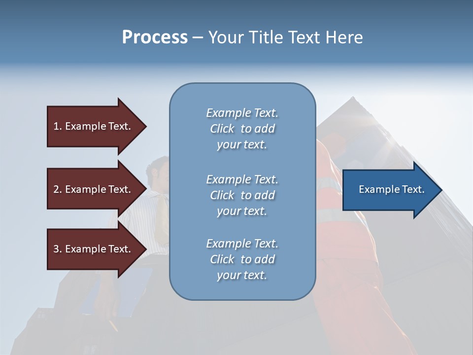 Worker Shaking Hands PowerPoint Template