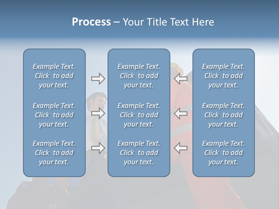 Worker Shaking Hands PowerPoint Template