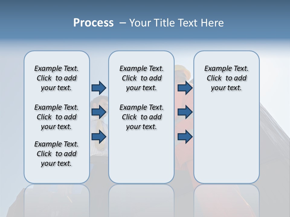 Worker Shaking Hands PowerPoint Template