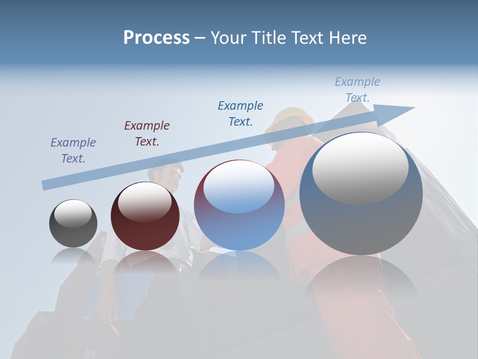 Worker Shaking Hands PowerPoint Template