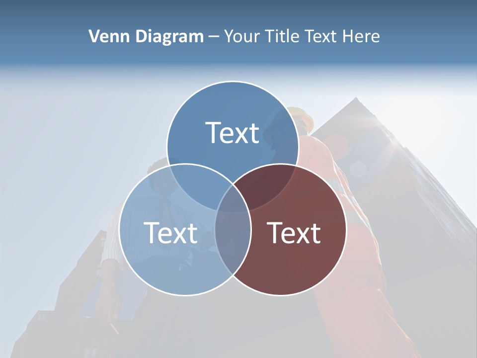 Worker Shaking Hands PowerPoint Template