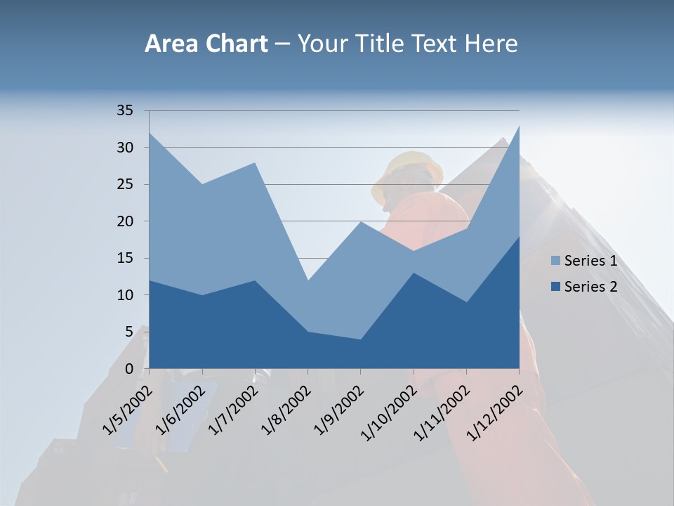 Worker Shaking Hands PowerPoint Template