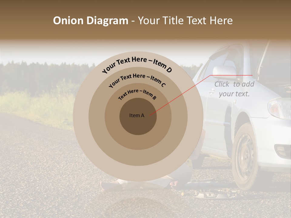 Photography Girl Car PowerPoint Template