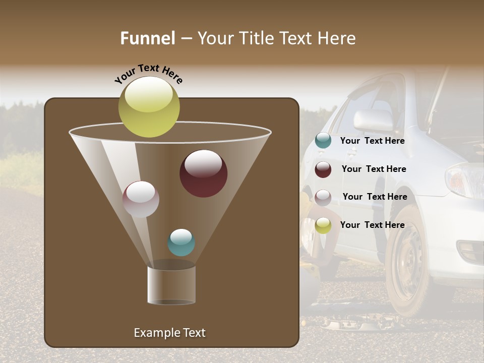 Photography Girl Car PowerPoint Template