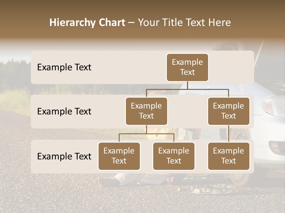 Photography Girl Car PowerPoint Template