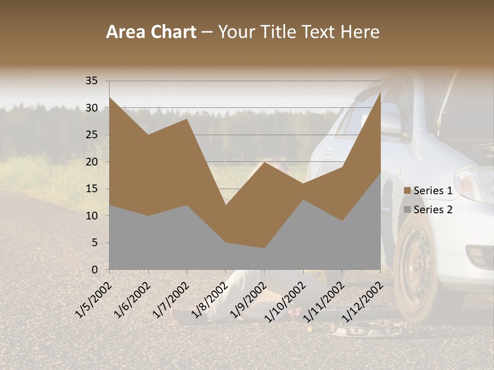 Photography Girl Car PowerPoint Template