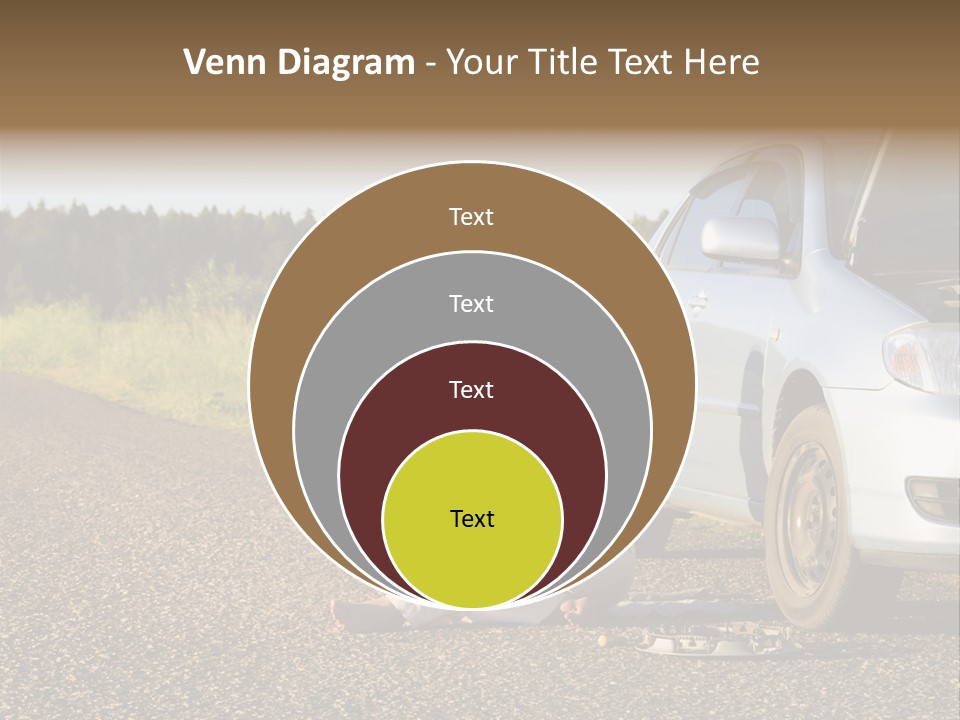 Photography Girl Car PowerPoint Template